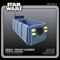 Star Wars Rebel Troop Carrier 3.75 Inch 1:18 3D Printed Diorama Model Kit