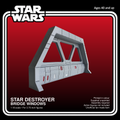 Star Wars Star Destroyer Bridge Windows Diorama 3.75 Inch 1:18 3D Printed