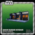 Star Wars Endor Bunker Interior 1:18 3D Printed Diorama Display Model Kit