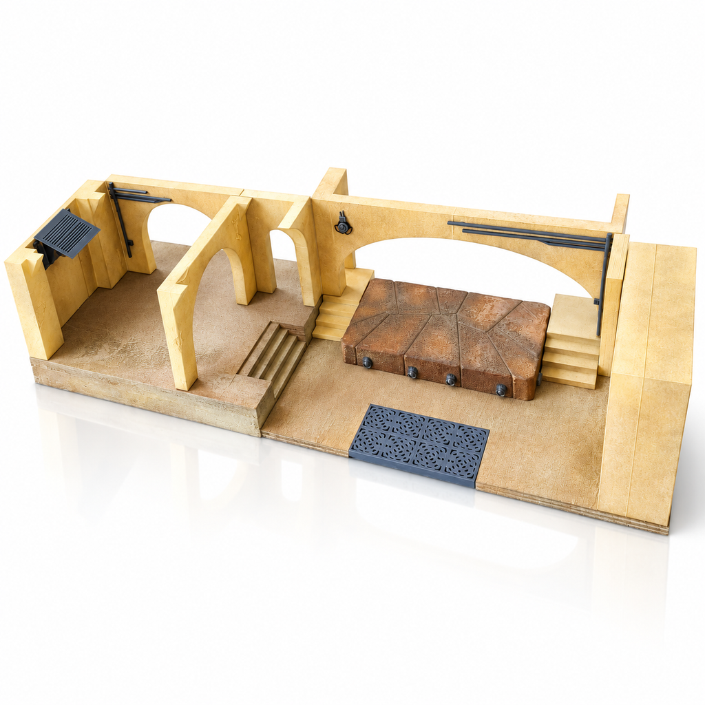 Star Wars Jabba Palace Medium 1:18 3D Printed Unpainted Diorama Kit