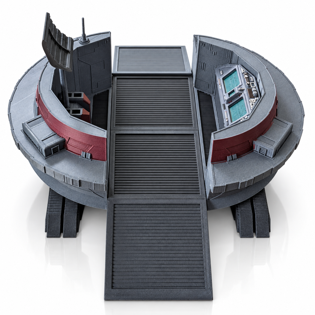 Star Wars Clone Wars Forward Command Center 1:18 3D Printed Diorama Kit