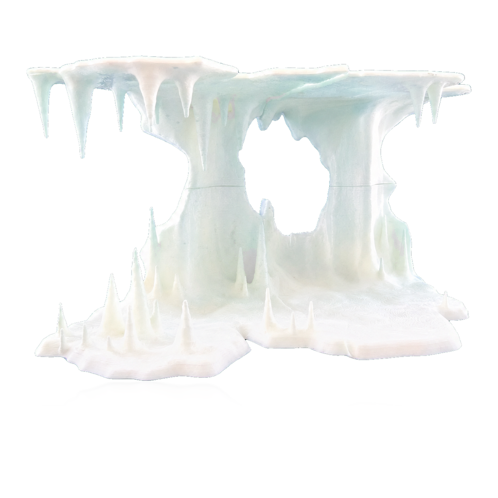 Star Wars Hoth Wampa Ice Cave Diorama 3.75 Inch 1:18 3D Printed Model Kit