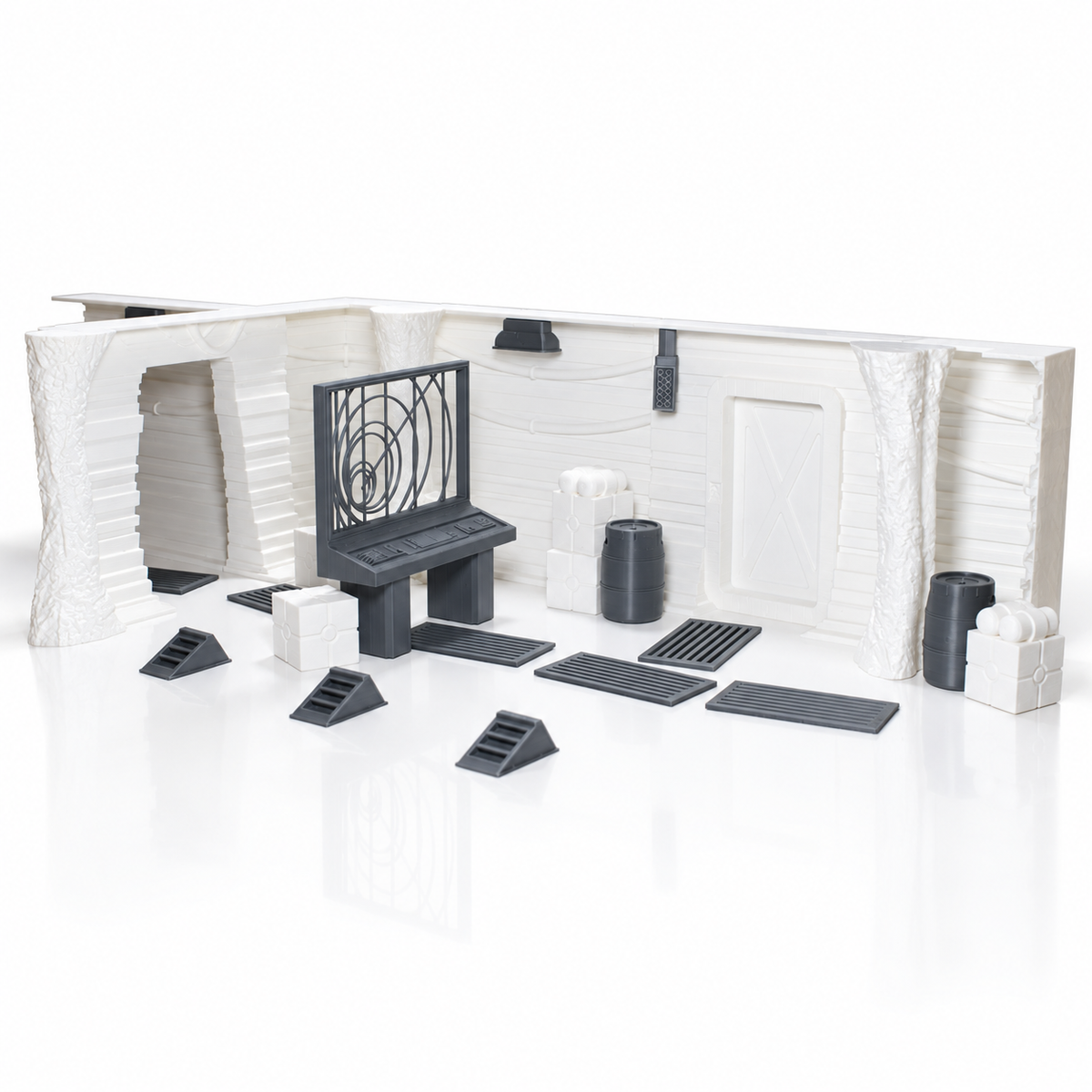 Star Wars Modular Echo Base Diorama 3.75 Inch 1:18 3D Printed Kit