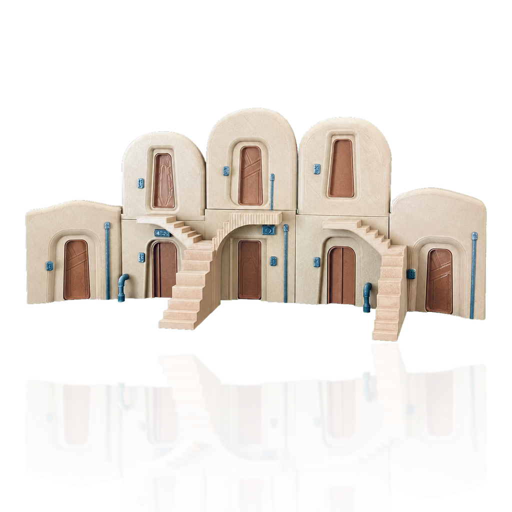 Star Wars Mos Espa Slave Quarters Diorama 3.75 Inch 1:18 3D Printed Kit