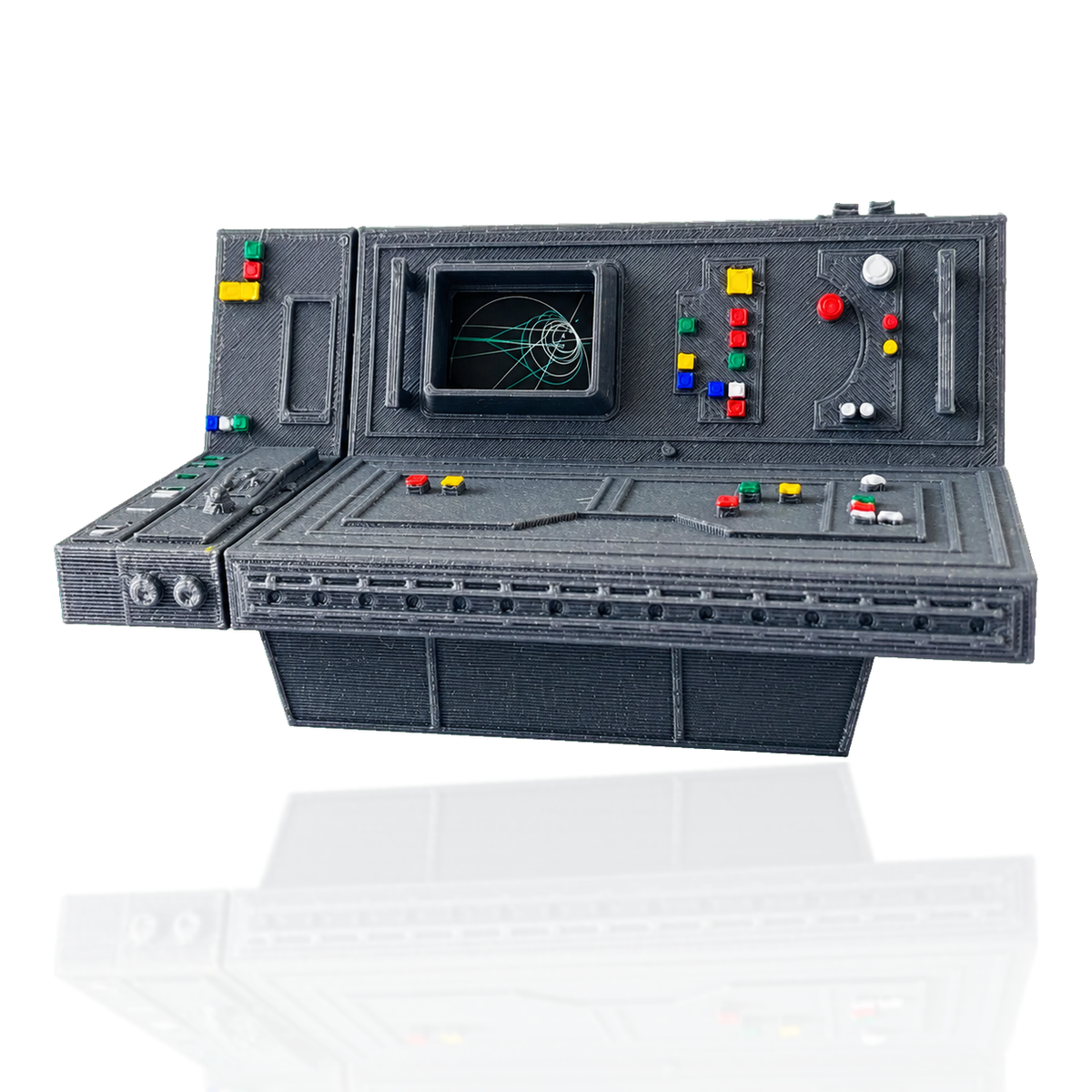 Star Wars Computer Console Diorama 3.75 Inch 1:18 Grey 3D Printed Kit