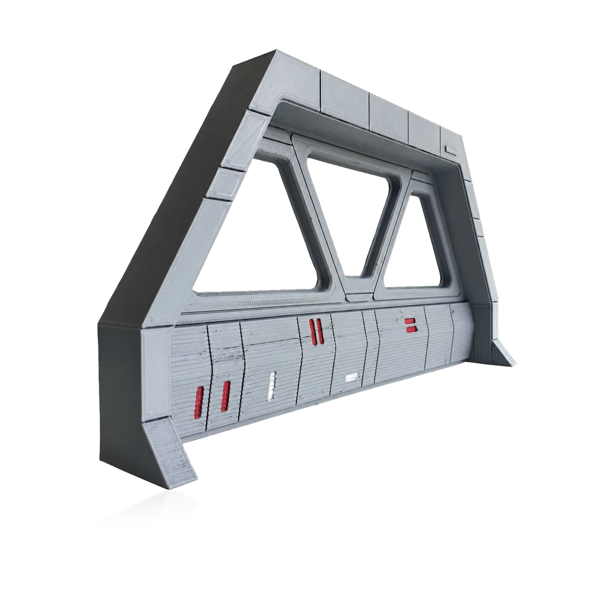 Star Wars Star Destroyer Bridge Windows Diorama 3.75 Inch 1:18 3D Printed