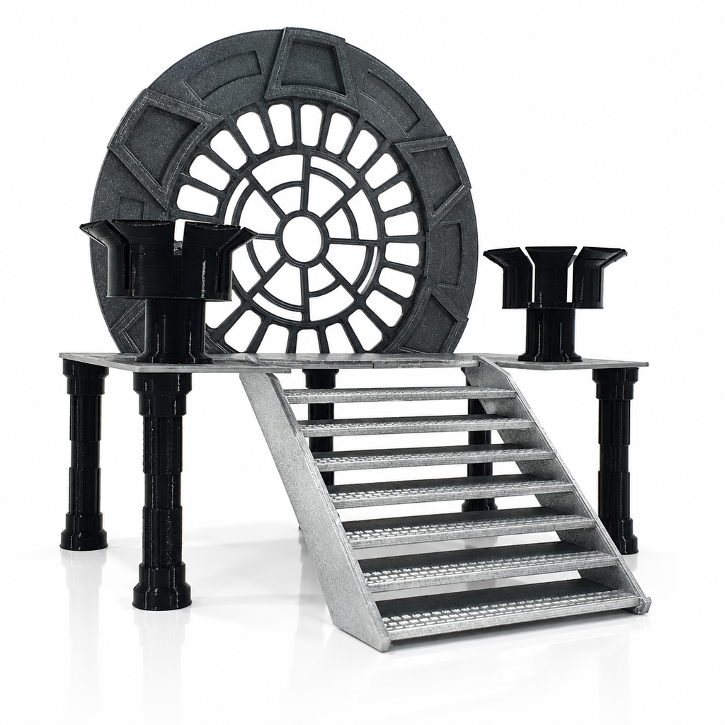 Star Wars Emperor Throne Room 1:18 3D Printed Diorama Kit No Throne
