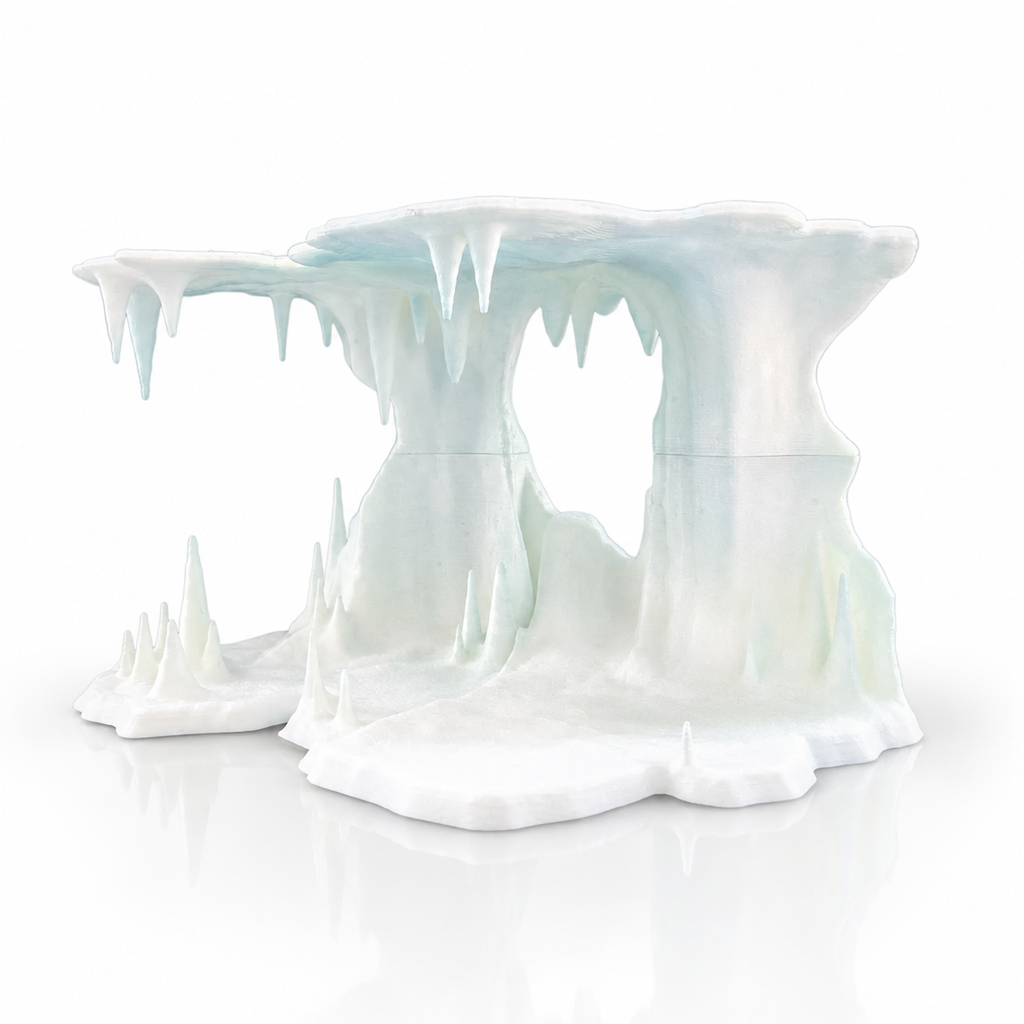 Star Wars Hoth Wampa Ice Cave Diorama 3.75 Inch 1:18 3D Printed Model Kit