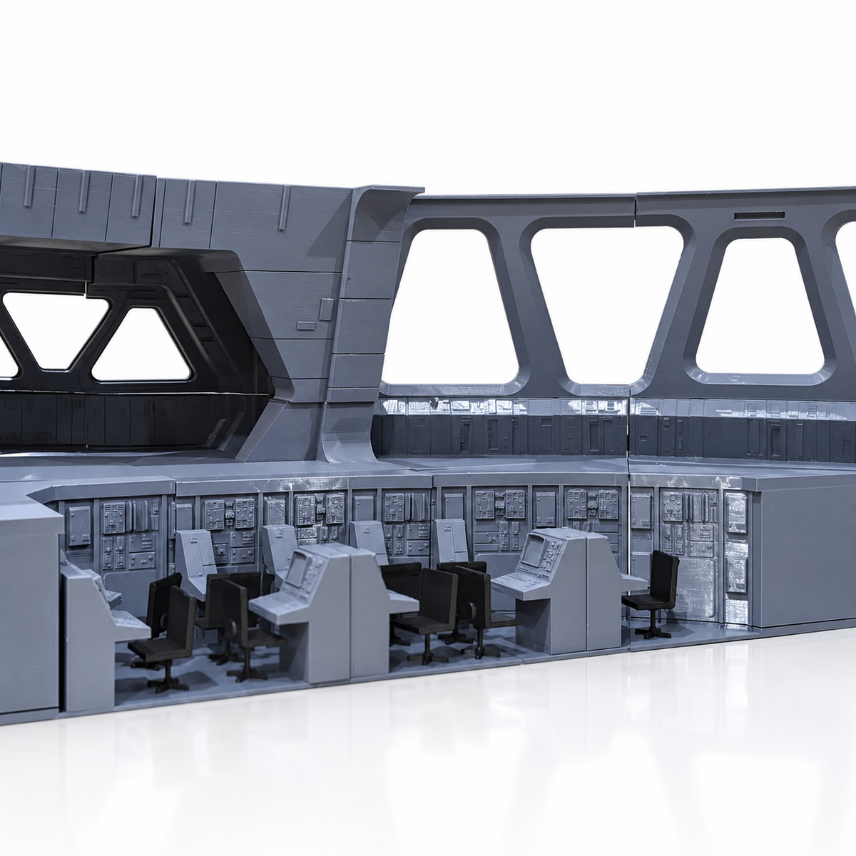 Star Wars Star Destroyer Bridge Diorama 3.75 Inch 1:18 3D Printed Kit