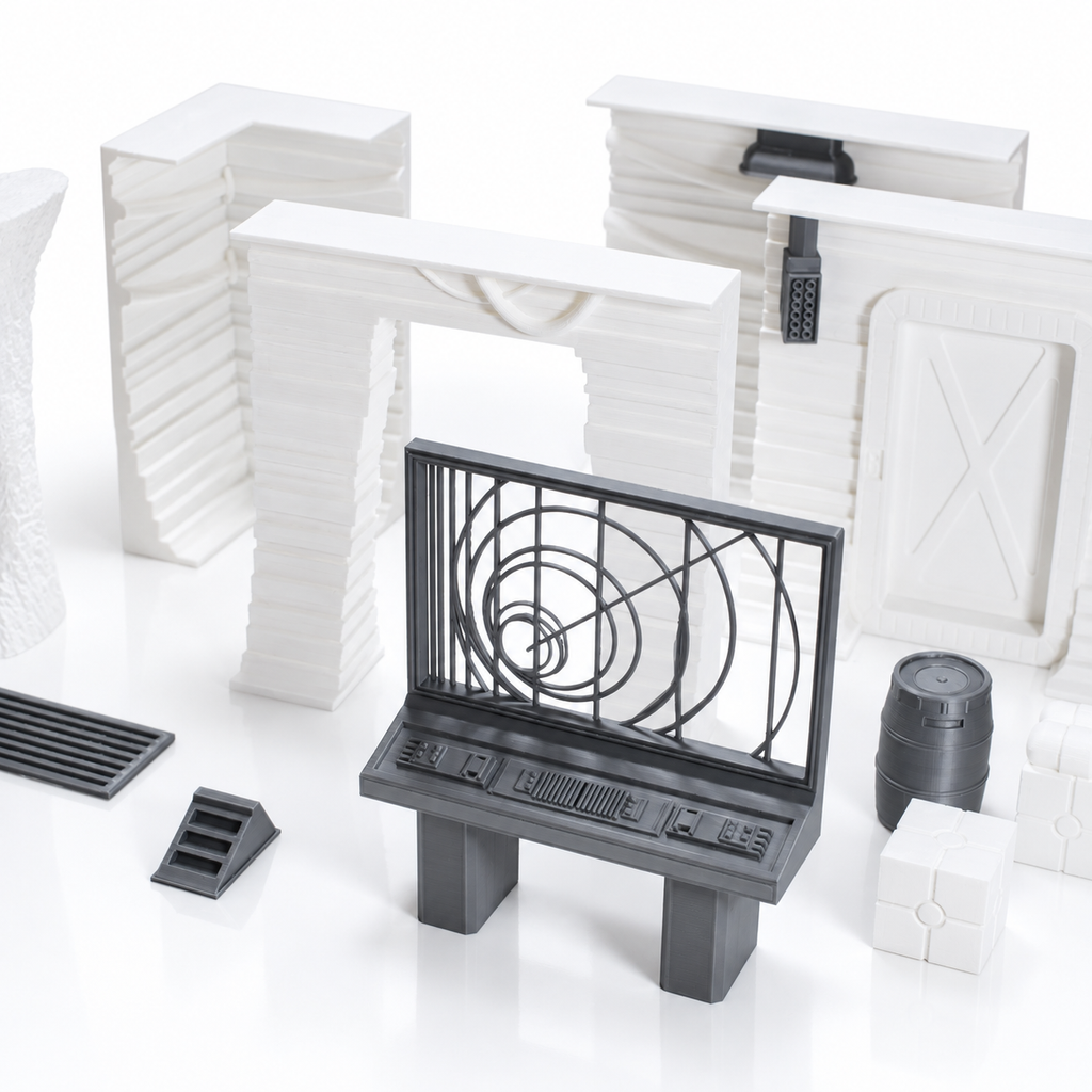 Star Wars Modular Echo Base Diorama 3.75 Inch 1:18 3D Printed Kit