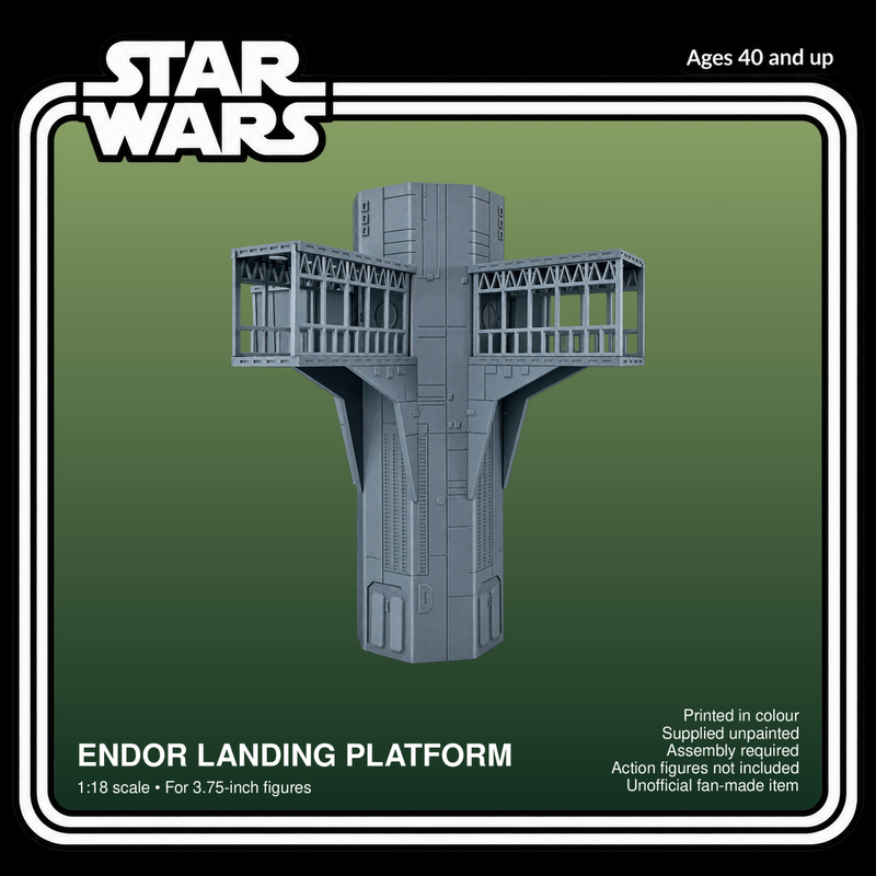 Star Wars Endor Landing Platform 1:18 Diorama Kit - product card
