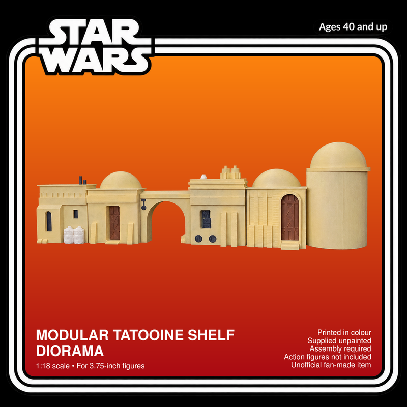 Star Wars Modular Tatooine Shelf 1:18 Diorama Kit - product card