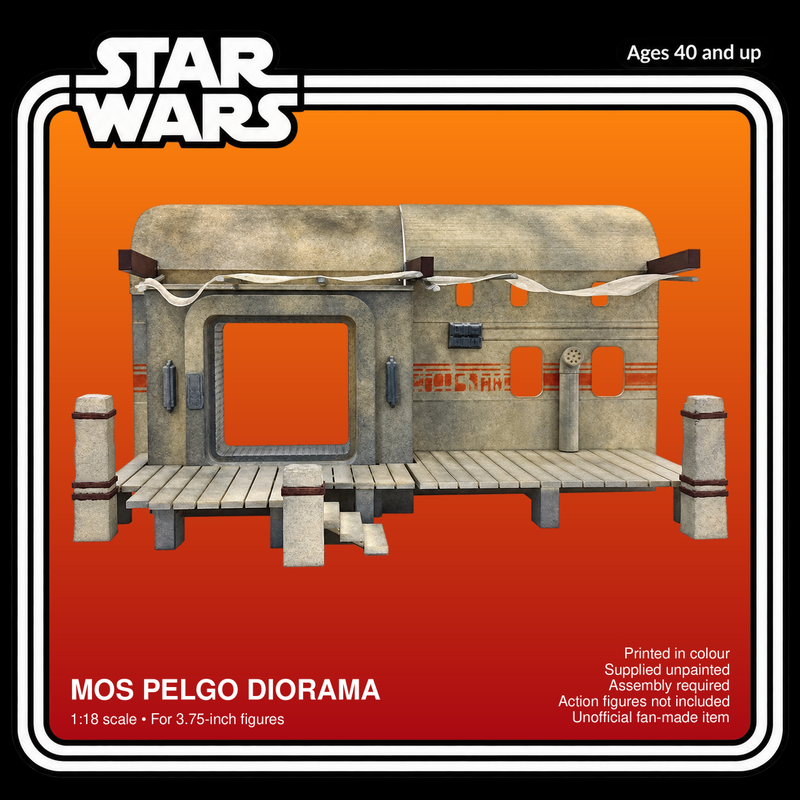 Star Wars Mos Pelgo 1:18 Diorama Kit - product card