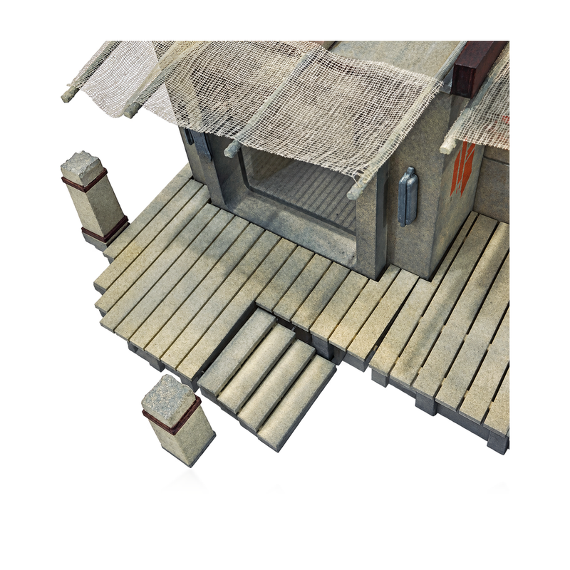 Star Wars Mos Pelgo 1:18 Diorama Kit - detail view