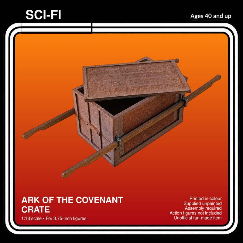Indiana Jones Ark of the Covenant Crate 1:18 Diorama Accessory - product card