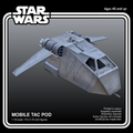 Star Wars Mobile Tac-Pod 1:18 3D Printed Model Kit - product card