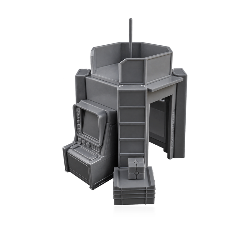 Sci Fi Security Outpost 1:18 Diorama Kit - studio view