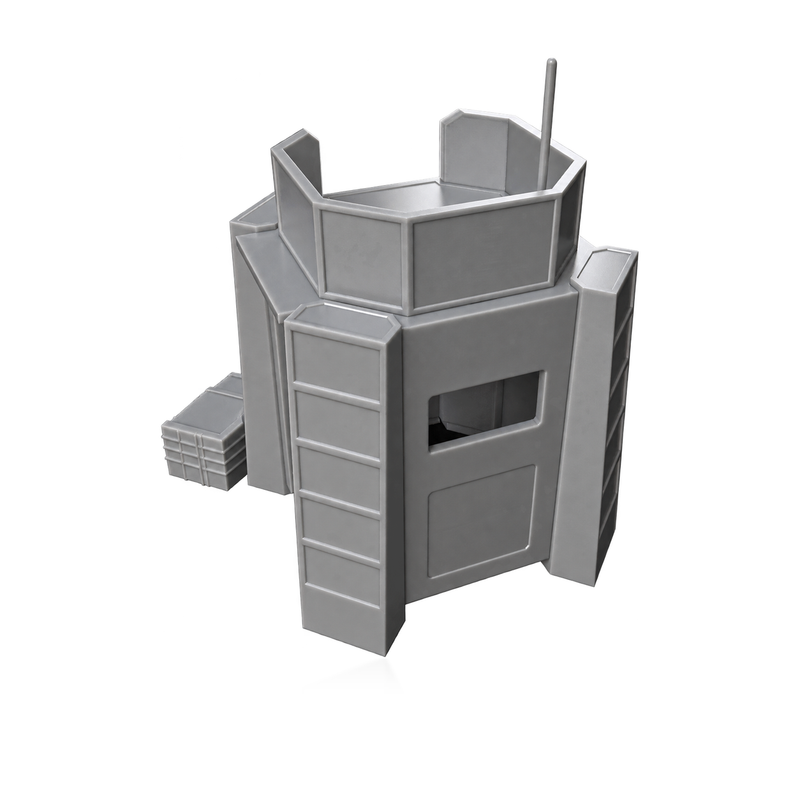 Sci Fi Security Outpost 1:18 Diorama Kit - detail view