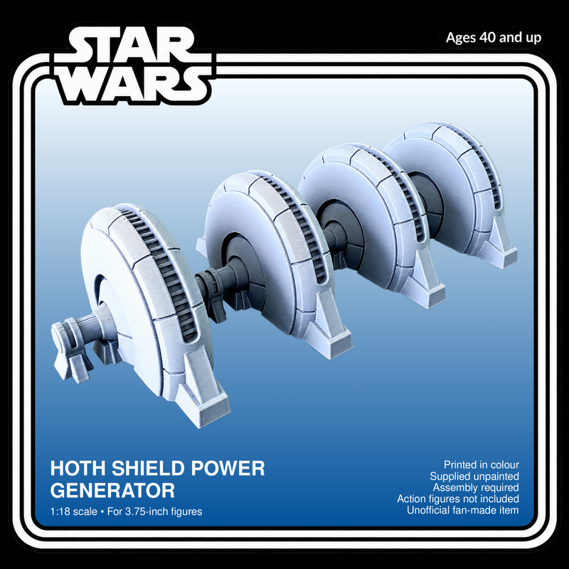 Star Wars Hoth Shield Power Generator 1:18 Diorama Kit - product card