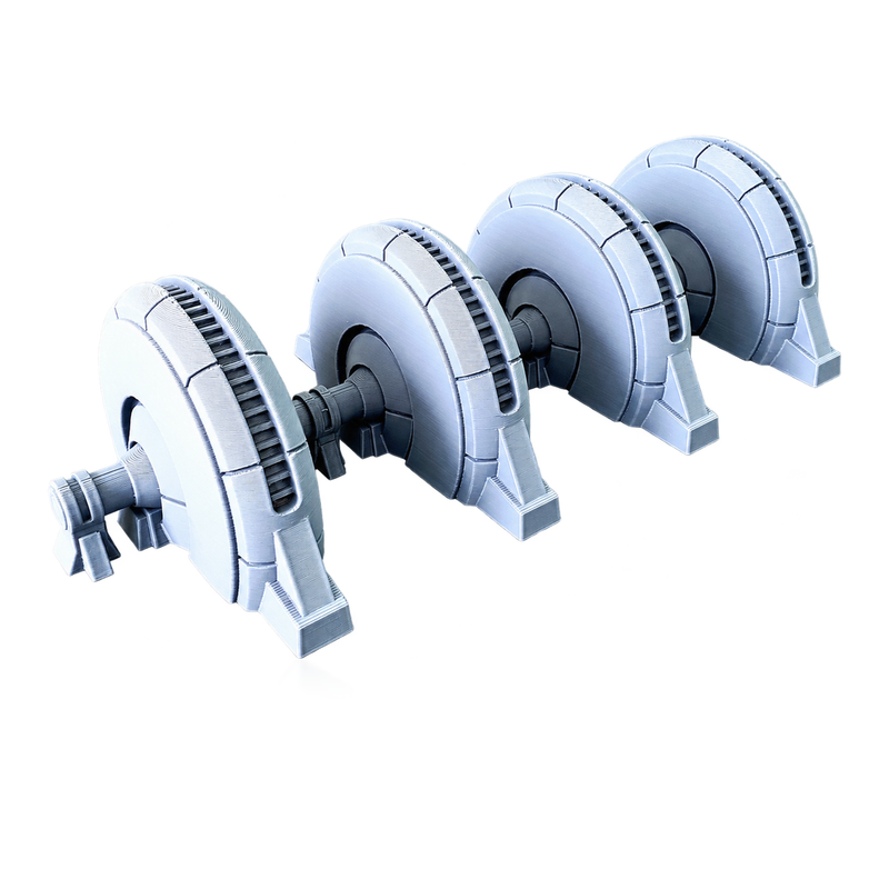 Star Wars Hoth Shield Power Generator 1:18 Diorama Kit - studio view