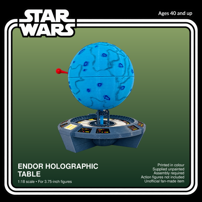 Star Wars Endor Holographic Table 1:18 Diorama Kit - product card