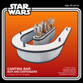 Star Wars Cantina Bar and Dispensers Set 3.75 Inch 1:18 Diorama Kit