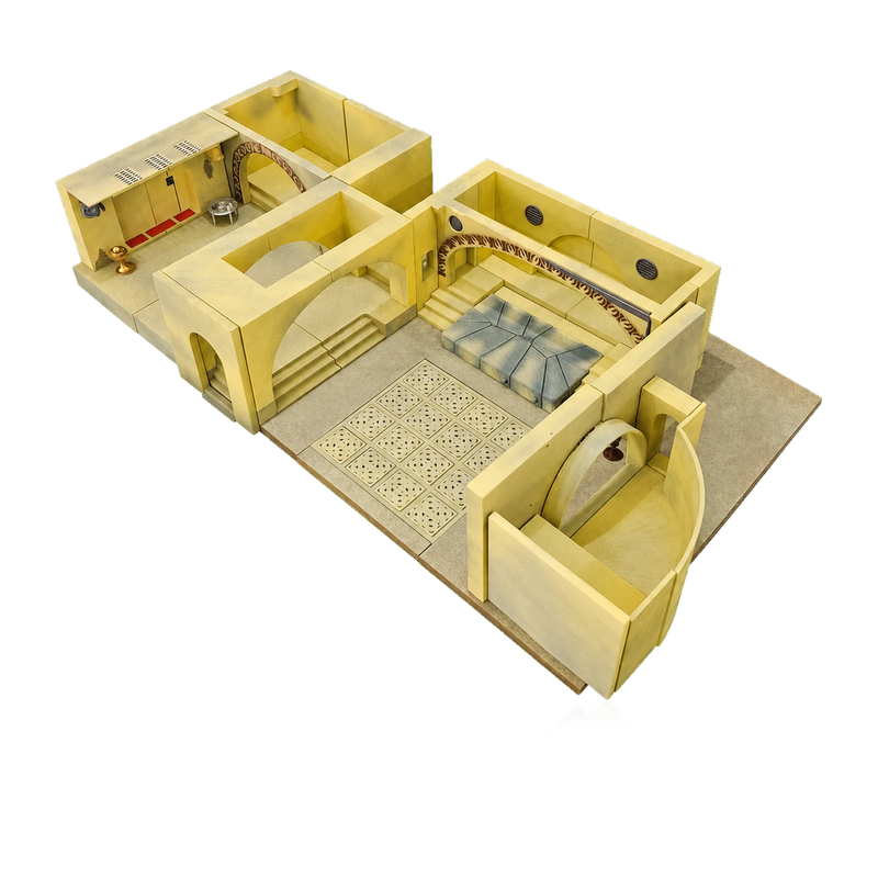 Star Wars Jabba Palace Large Diorama Floor 3.75 Inch 1:18 Model Kit