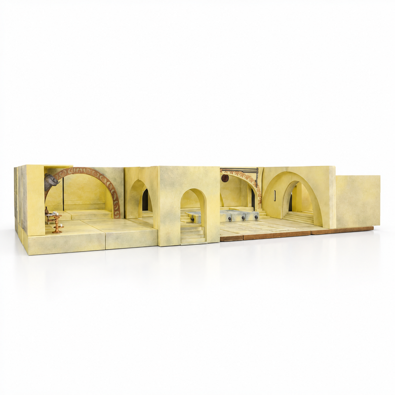 Star Wars Jabba Palace Large Diorama Floor 3.75 Inch 1:18 Model Kit