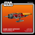 Star Wars Cobb Vanth Speeder 3.75 Inch 1:18 3D Printed Model Kit