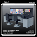 GI Joe Headquarters Computer Set 1:18 Diorama Kit - product card