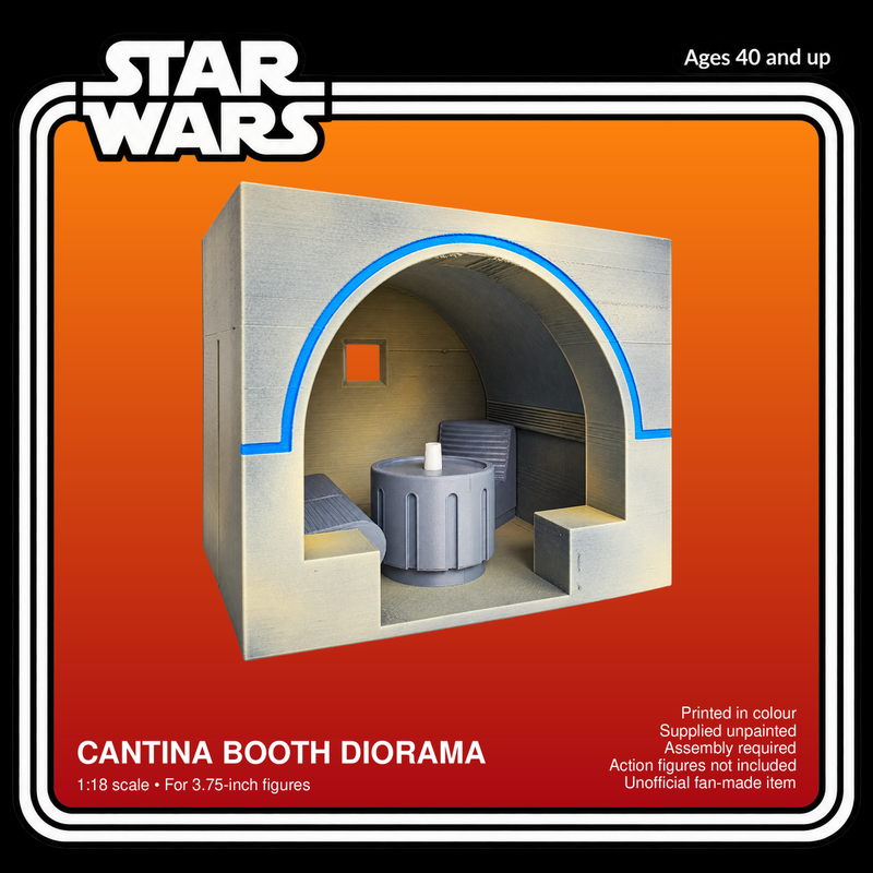 Star Wars Cantina Booth 1:18 Diorama Kit - product card