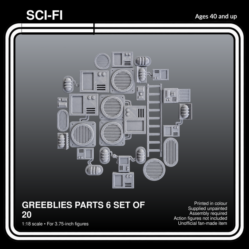 Sci Fi Greeblies Set 6 20 Parts 1:18 Diorama Accessories - product card