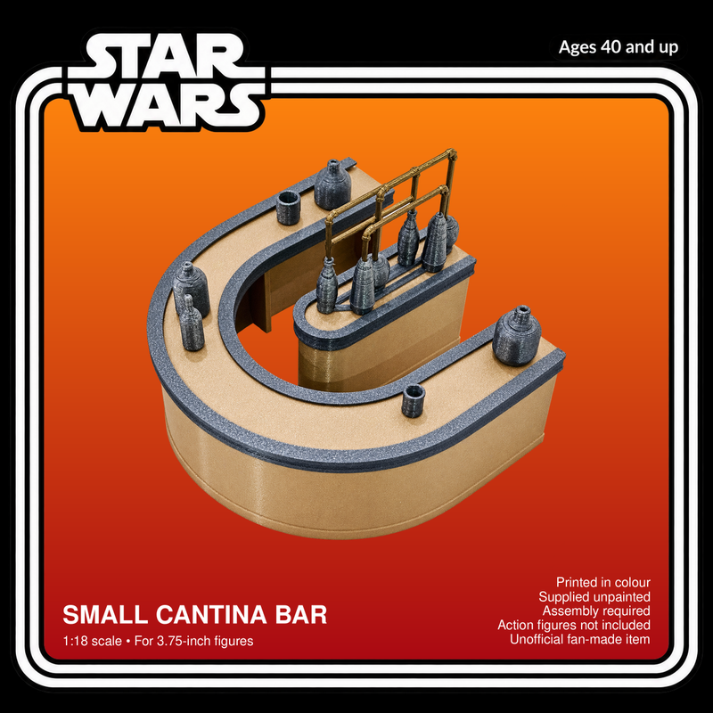 Star Wars Small Cantina Bar 1:18 Diorama Kit - product card
