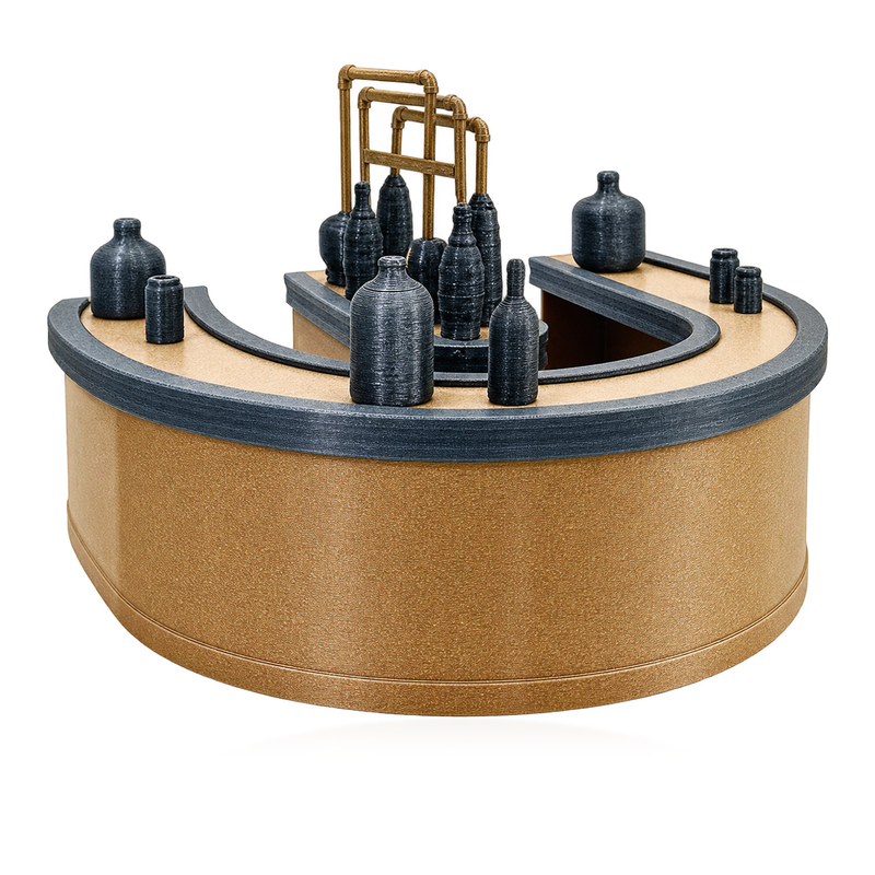 Star Wars Small Cantina Bar 1:18 Diorama Kit - detail view