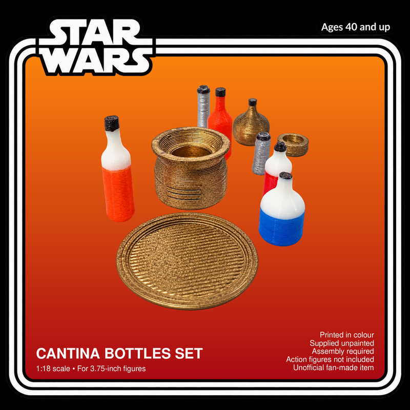 Star Wars Cantina Bottles Set 1:18 Diorama Accessories - product card