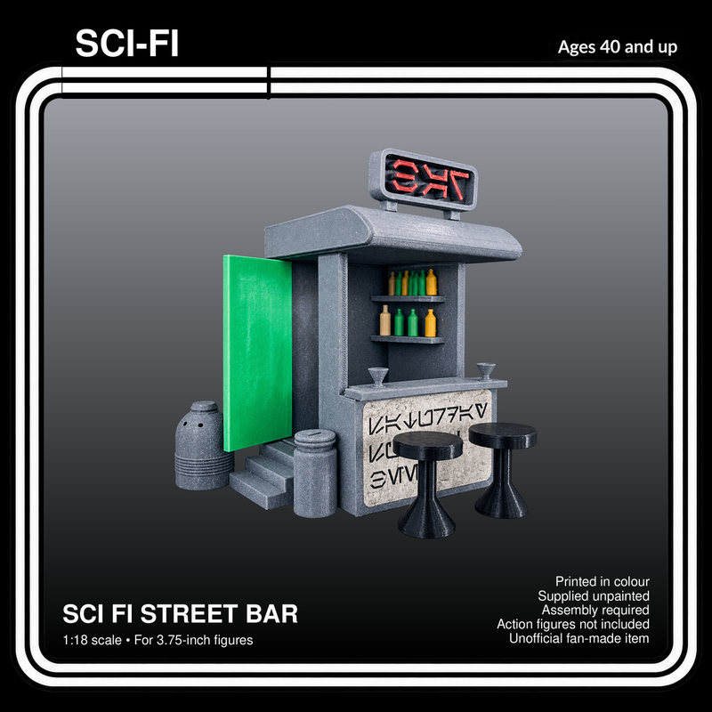 Sci Fi Street Bar 1:18 Diorama Kit - product card