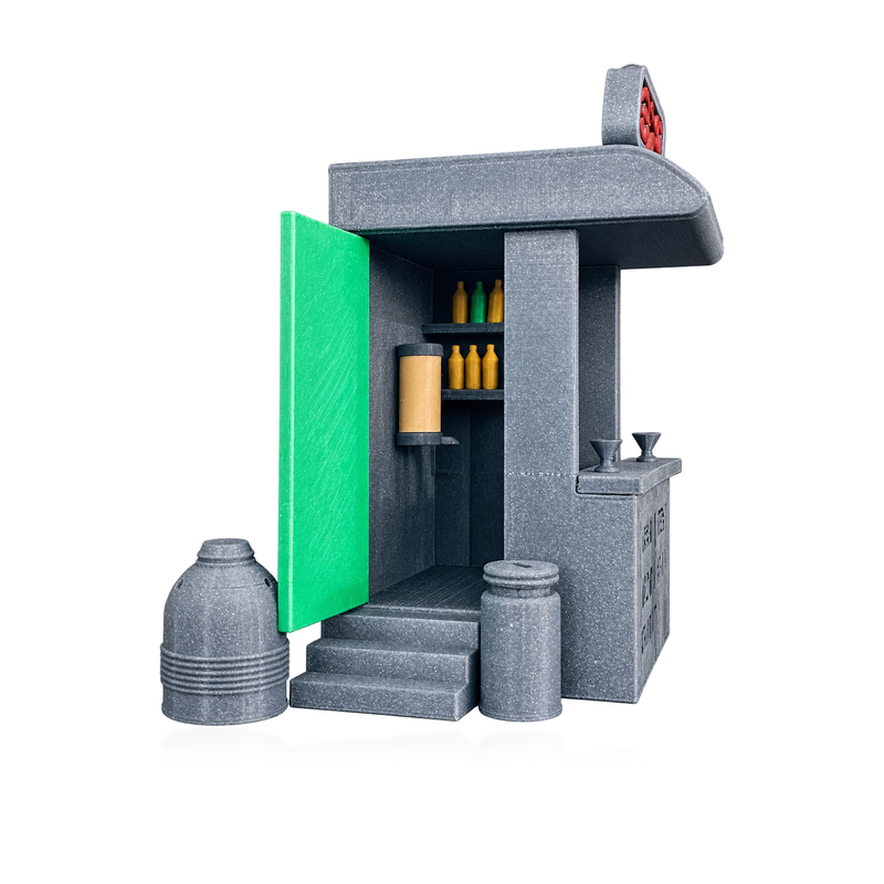 Sci Fi Street Bar 1:18 Diorama Kit - detail view