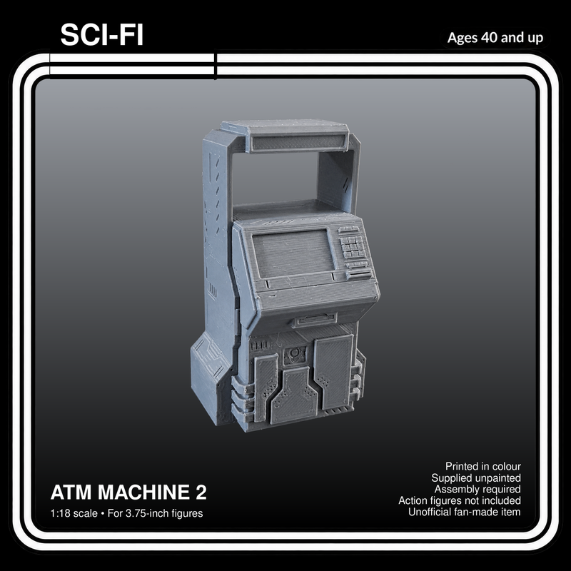 Sci Fi ATM Machine 2 1:18 Diorama Accessory - product card