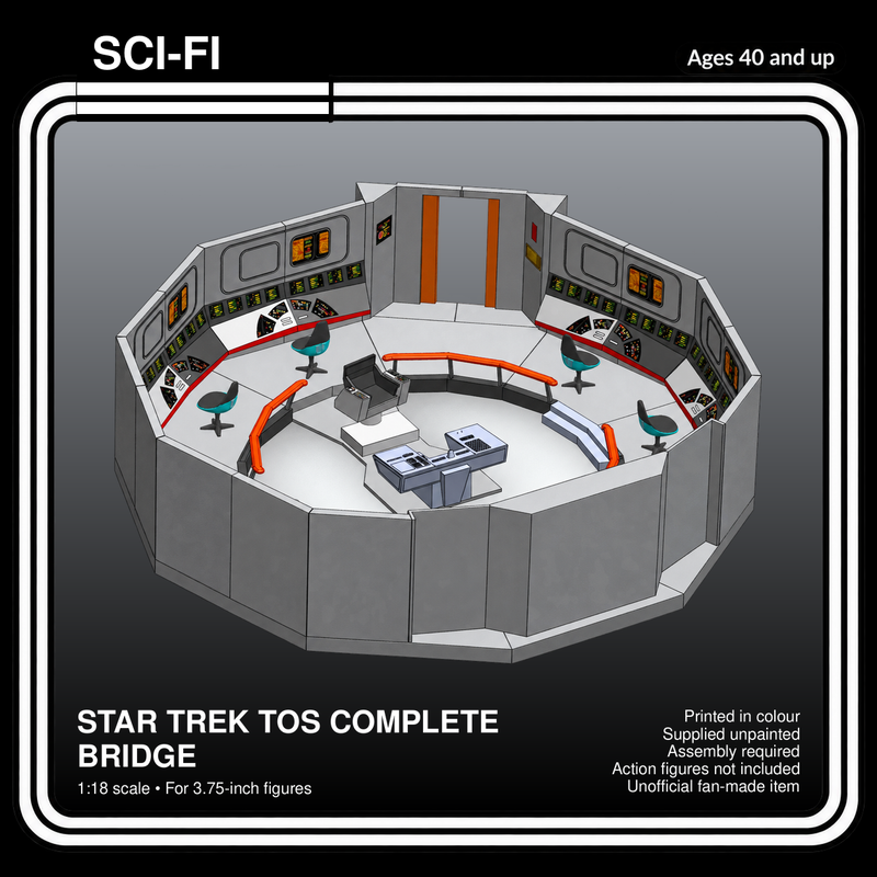 Star Trek TOS Complete Bridge 1:18 Diorama Kit - product card