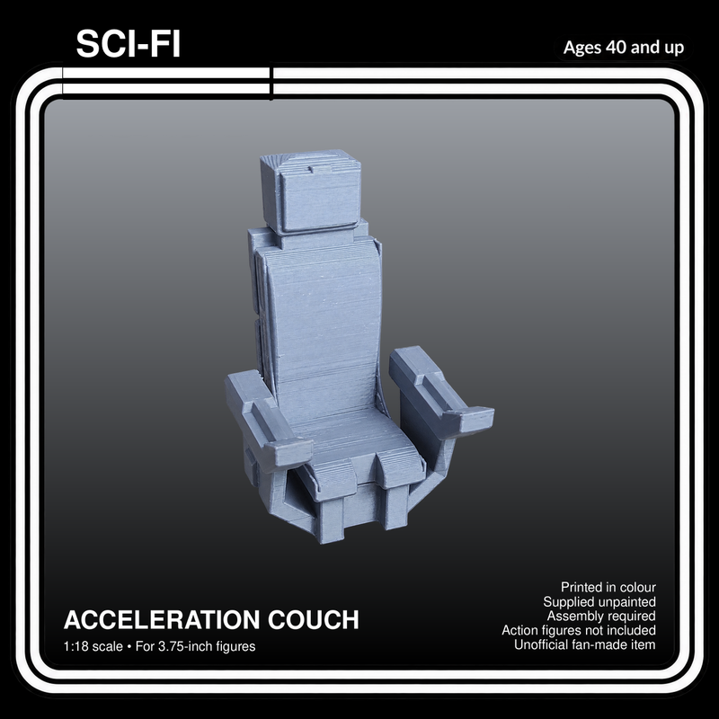 Sci Fi Acceleration Couch 1:18 Diorama Accessory - product card