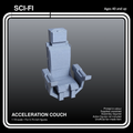 Sci Fi Acceleration Couch 1:18 Diorama Accessory - product card