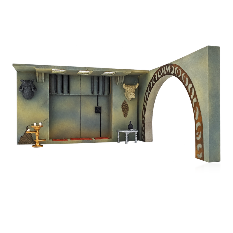 Star Wars Jabba Palace Trophy Wall 1:18 Diorama Kit - studio view