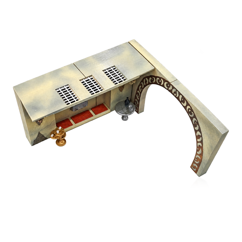Star Wars Jabba Palace Trophy Wall 1:18 Diorama Kit - detail view