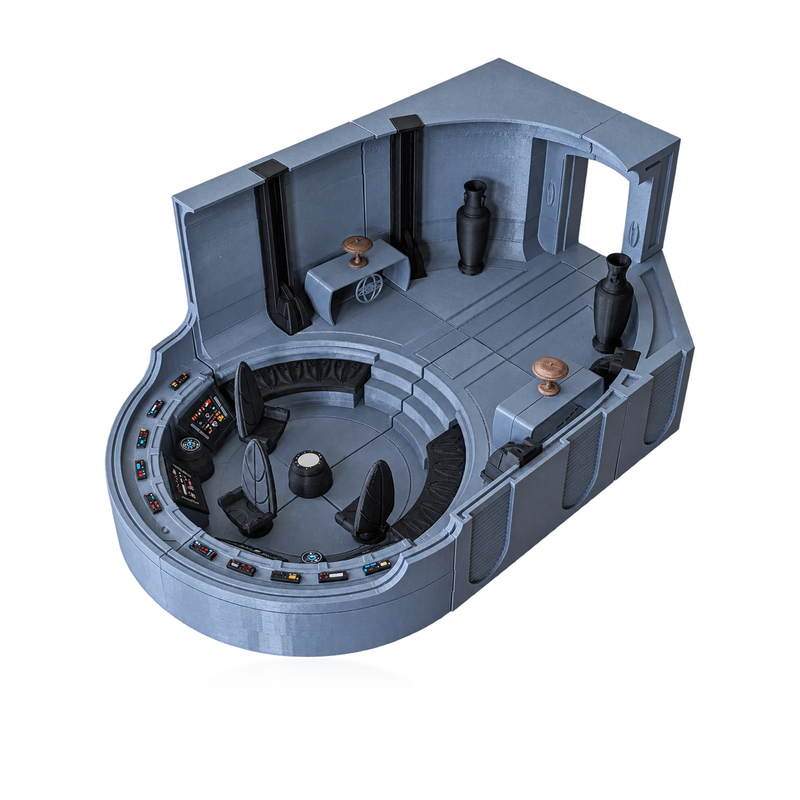 Star Wars Palpatine Office 2 1:18 Diorama Kit - studio view