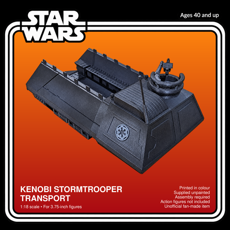 Star Wars Kenobi Stormtrooper Transport 1:18 Model Kit - product card