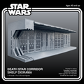 Star Wars Death Star Corridor Shelf 1:18 Diorama Kit - product card