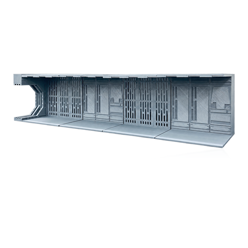 Star Wars Death Star Corridor Shelf 1:18 Diorama Kit - detail view