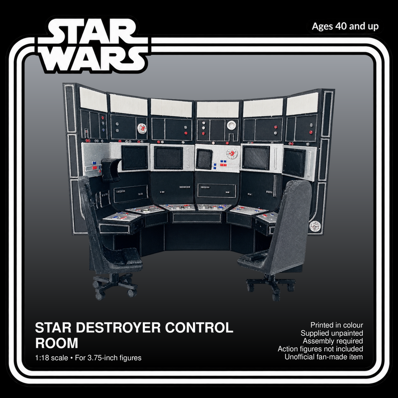 Star Wars Star Destroyer Control Room 1:18 Diorama Kit - product card