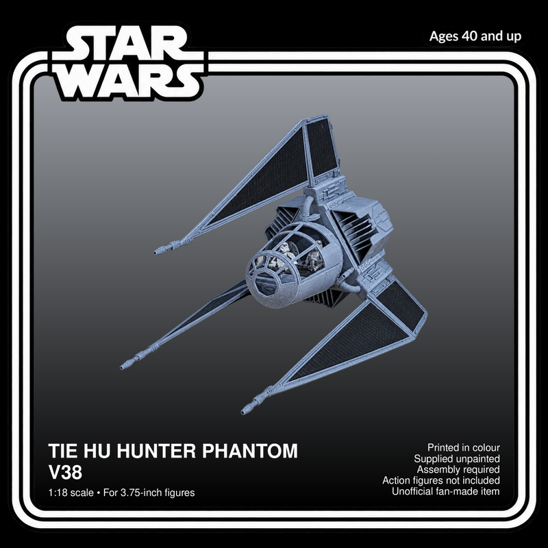 Star Wars TIE/HU Hunter Phantom V38 1:18 Model Kit - product card