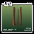 Star Wars Endor Trees Set of 3 1:18 Diorama Kit - product card